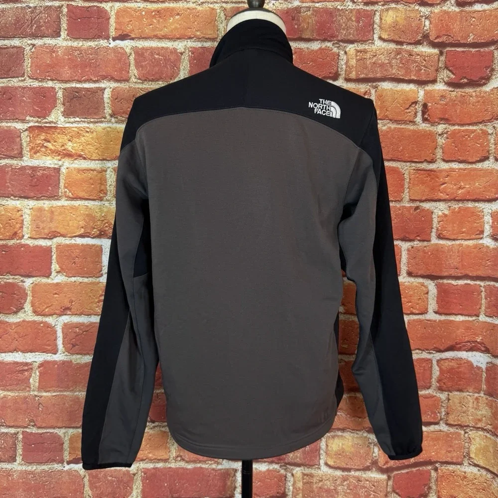 The North Face Jacket‎ Black Grey Zip TKA Stretch Outerwear Men's *No Size Tag*